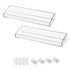 Acrylic Wall Mounted Floating Shelves - Set of 2